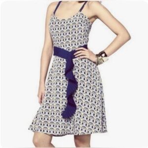 🛍️LIBERTY of LONDON for TARGET Navy paisley‎ spaghetti strap sundress size 6.